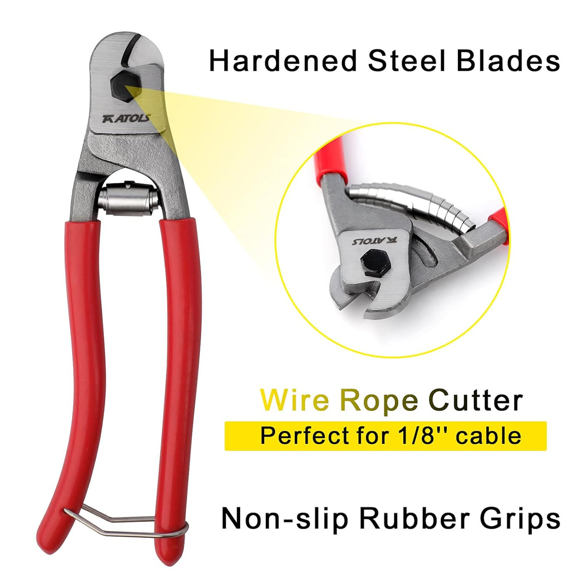1/8 T316 Stainless Steel Cable with Cutter, 600FT Wire Rope, 7x7 Strands, Pack of 2 X6601