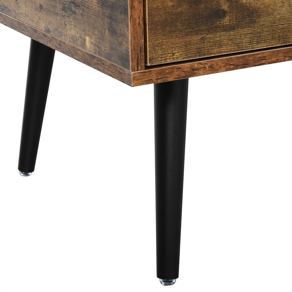 43" Mid-Century Modern Coffee Table with Drawer and Shelf U353200