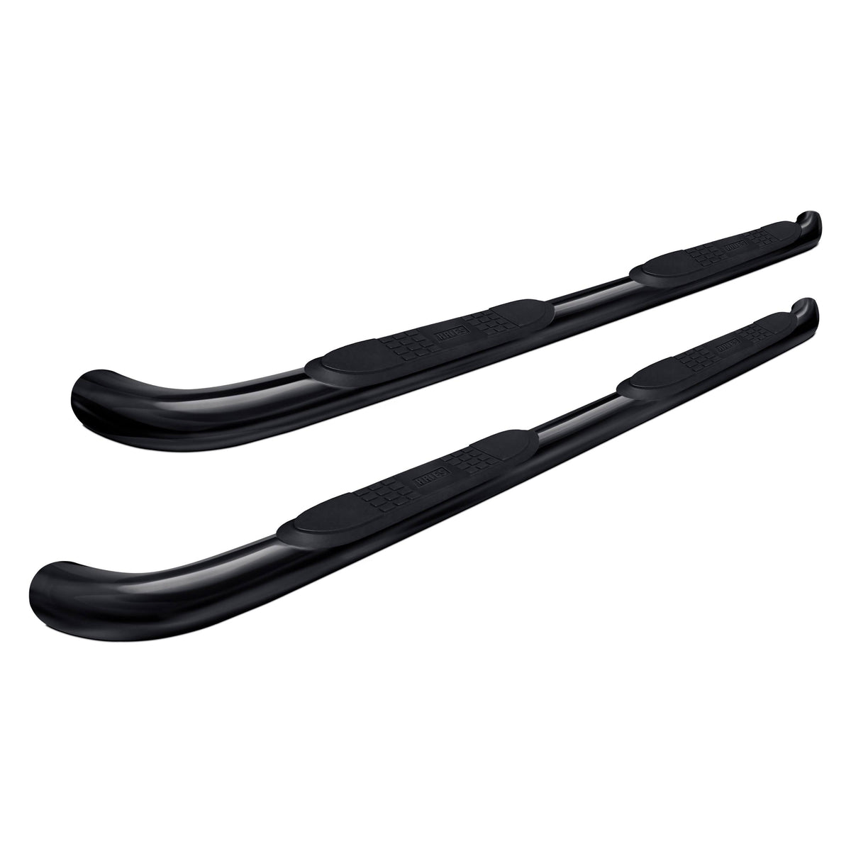 Black 3-Inch Round Side Bars X3250