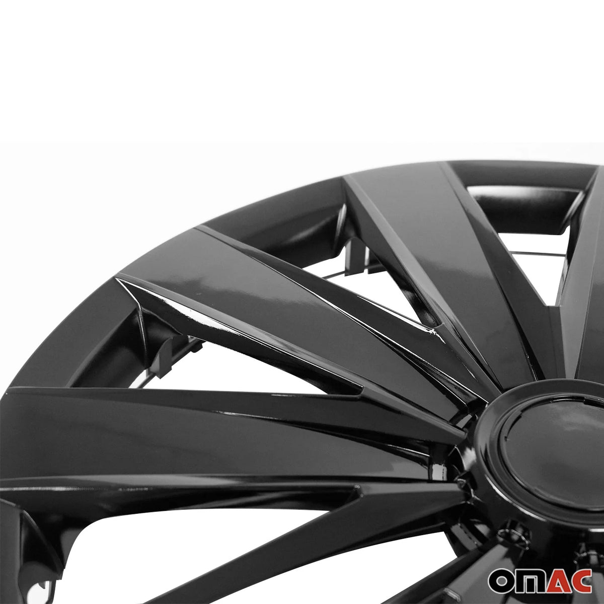 16 Wheel Covers Hubcaps 4Pcs Black N577