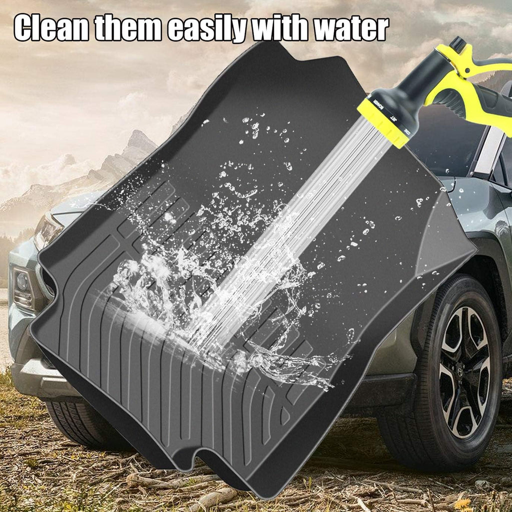 Black Floor Mats Liners for Hyundai Elantra Sedan 2017-2020 Heavy Duty All Weather T3440