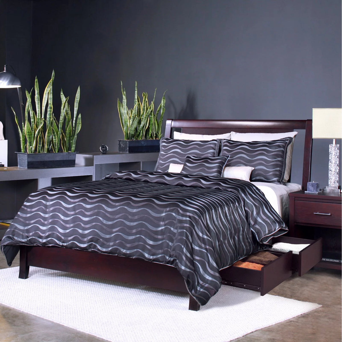 Storage Sleigh Bed I380421