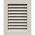 12 inch Vertical Gable Vent, Primed Smooth Western Red Cedar J625