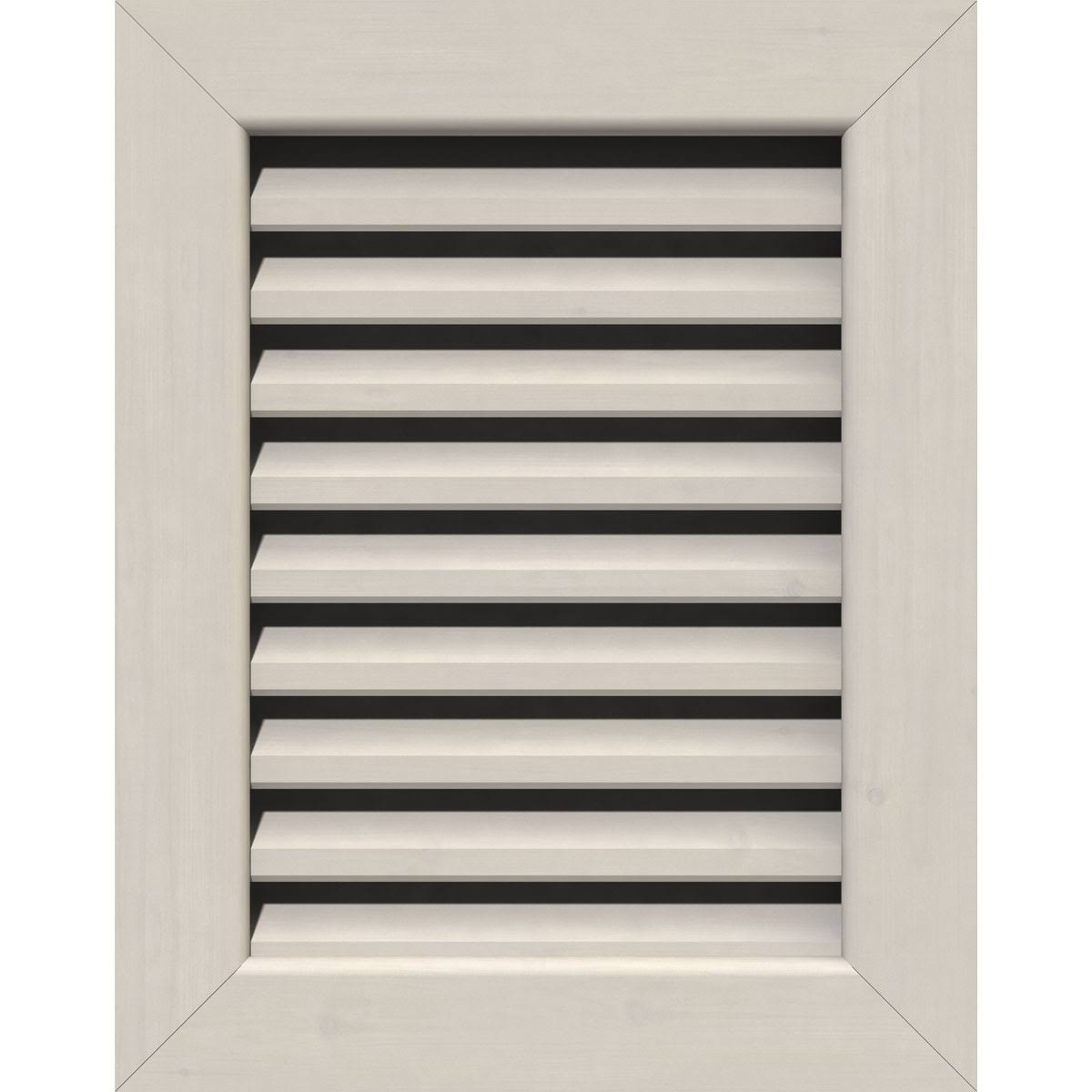 12 inch Vertical Gable Vent, Primed Smooth Western Red Cedar J625