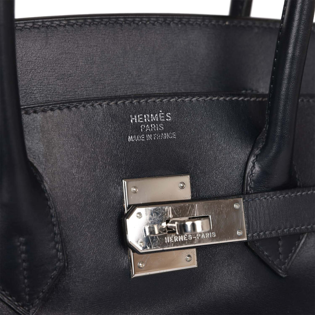 Vintage Box Leather Handbag N9403