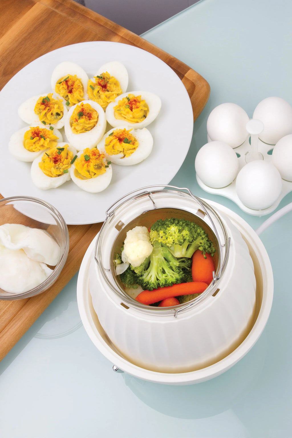 Electric Mini Food Steamer And Egg Cooker U1111