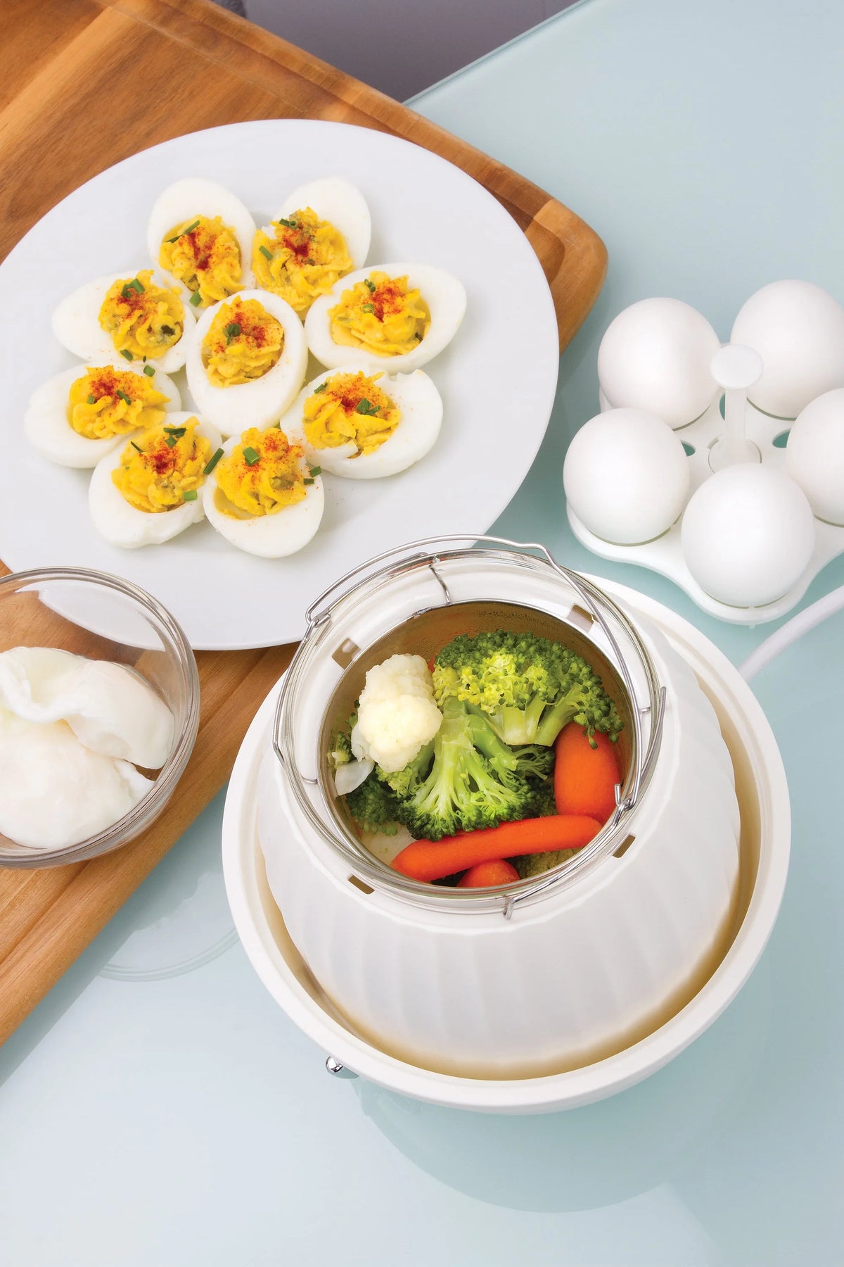 Electric Mini Food Steamer And Egg Cooker U1111