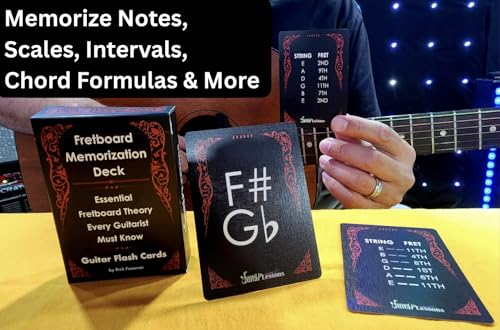 54-Card Guitar Flash Cards Z193463