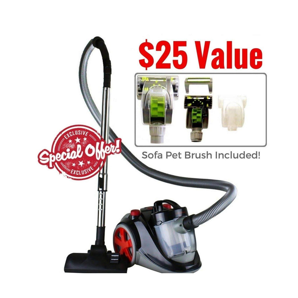 Bagless Canister Cyclonic Vacuum with HEPA Filter A85974