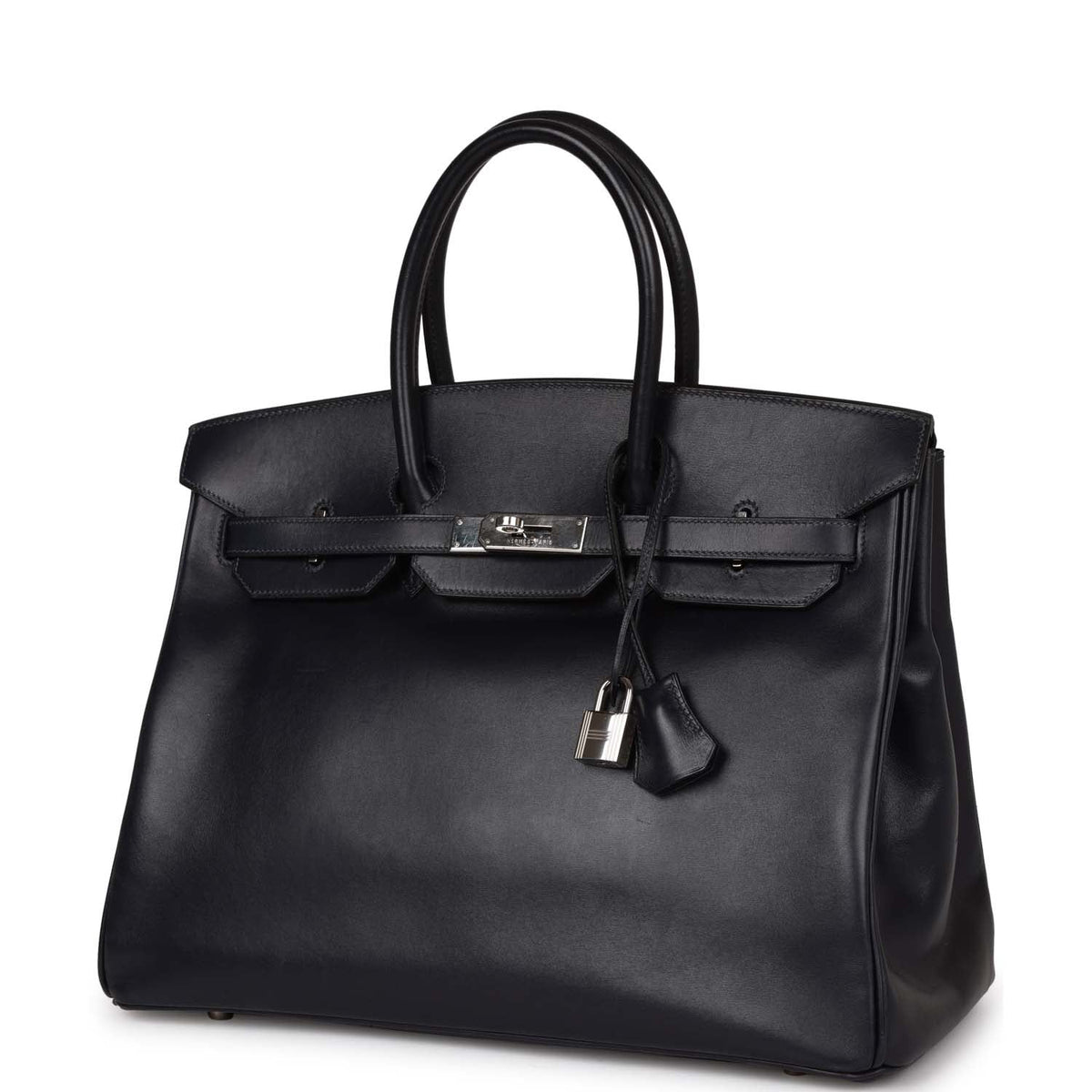 Vintage Box Leather Handbag N9403