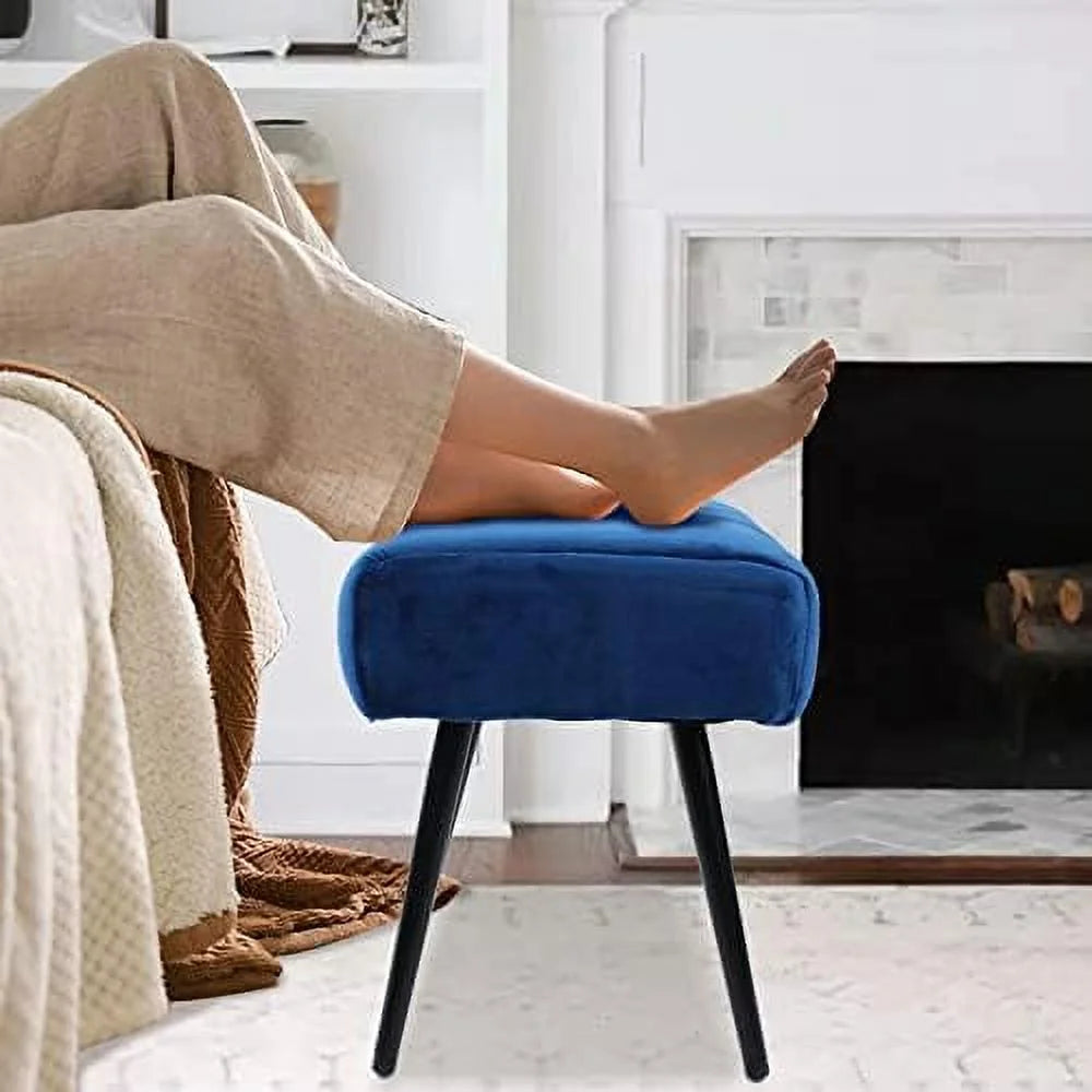 Velvet Accent Chair Set of 2 with Metal Legs N5848
