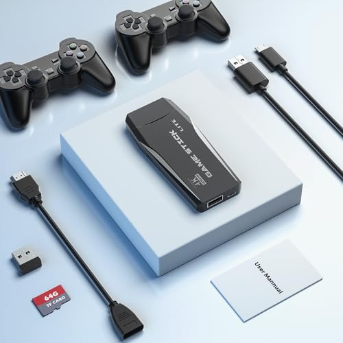 12,000+ Classic Games Retro Game Console with 2 Wireless Controllers S77317