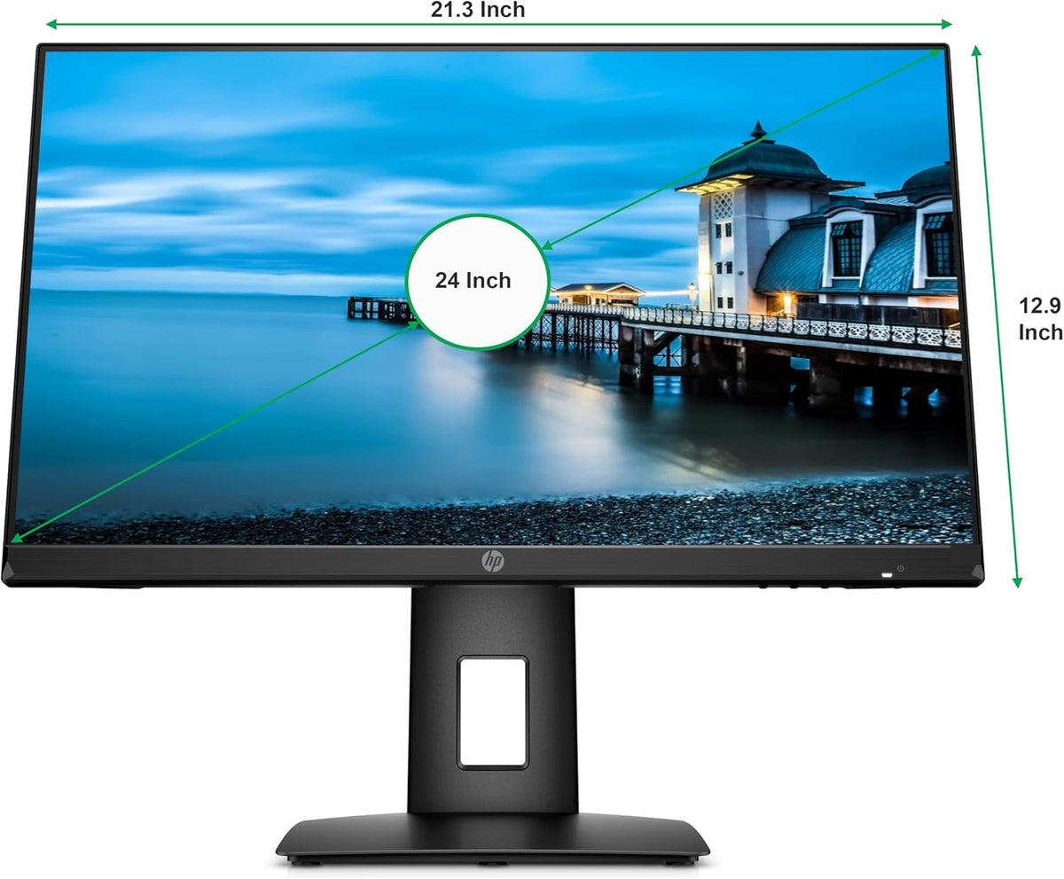 24 Inch FHD LCD Monitor with VGA and HDMI Ports N63258