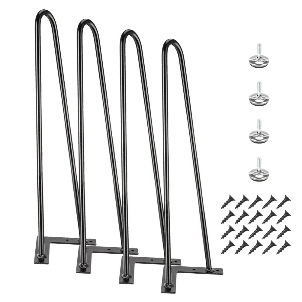 16" Heavy Duty Hairpin Coffee Table Legs Set of 4 I7921