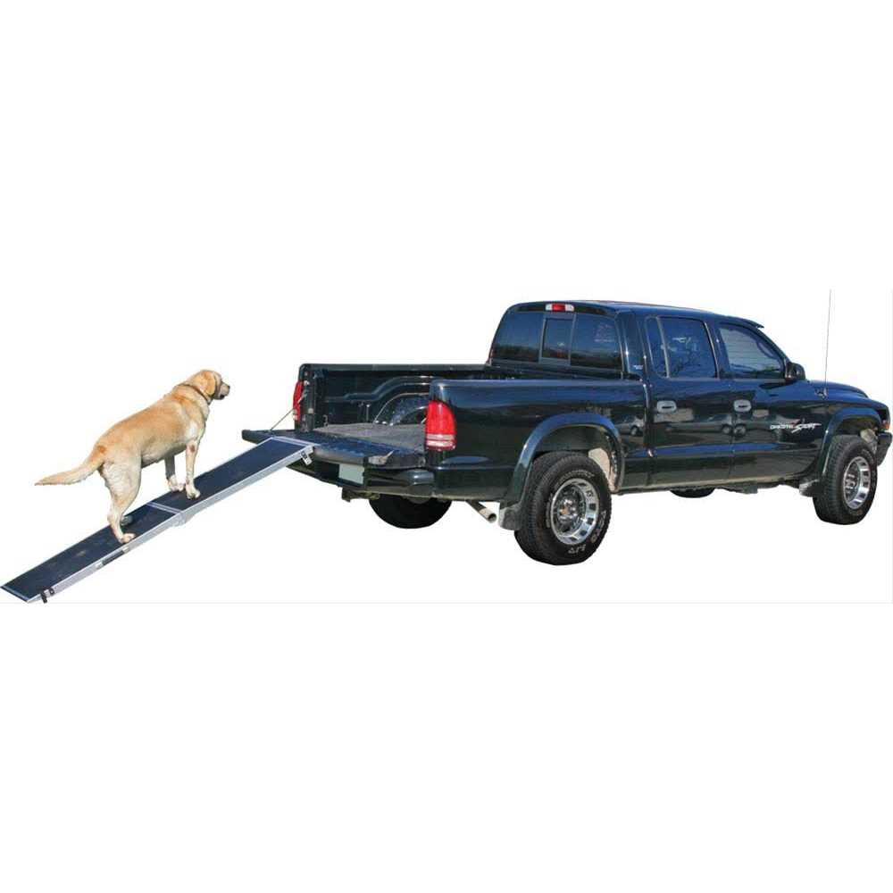 8 ft. Lightweight Extra Wide Folding Aluminum Pet Ramp V7956