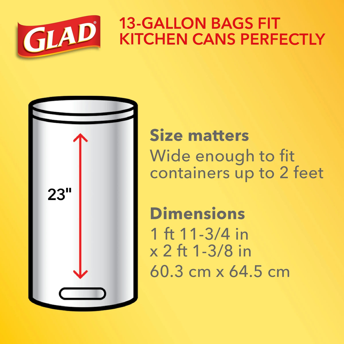 20 Gallon Grey Kitchen Drawstring Trash Bags, 80 Count Z553264