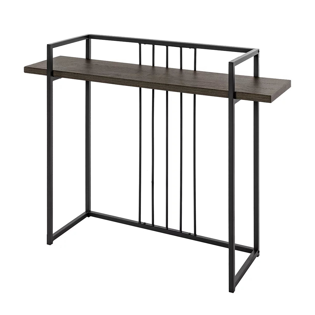47" Console Table with Metal Frame, Rustic Brown W522