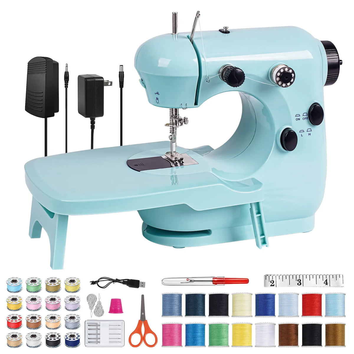 Mini Dual Speed Portable Sewing Machine with Extension Table N36142