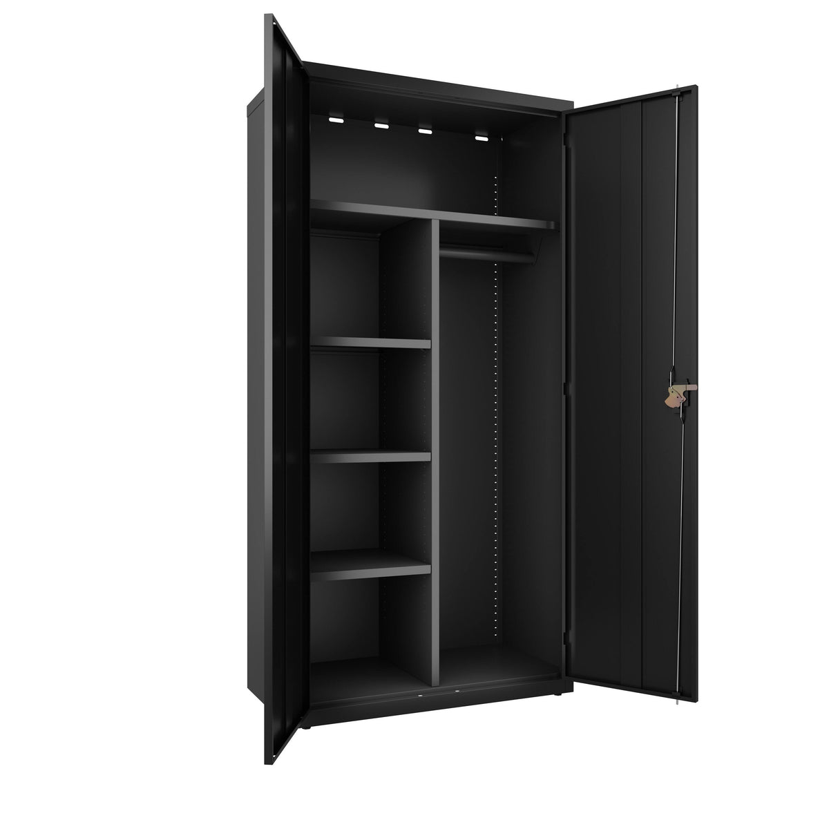 Black Wardrobe Cabinet W9277