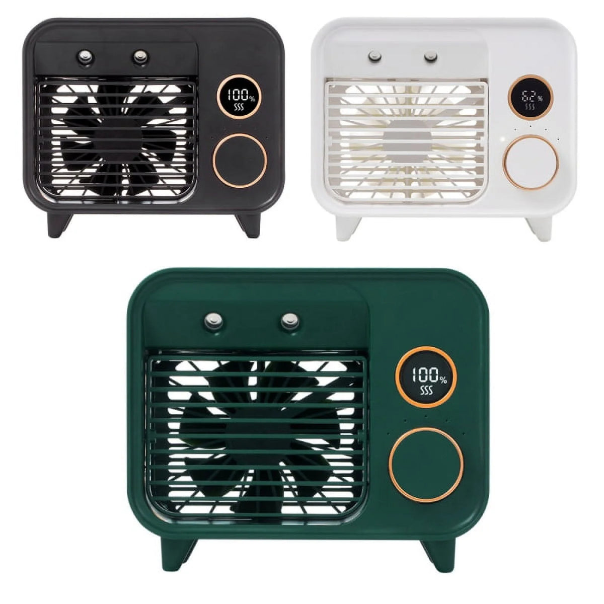Mini Air Cooler with Adjustable Desktop Fan and USB Port M89698