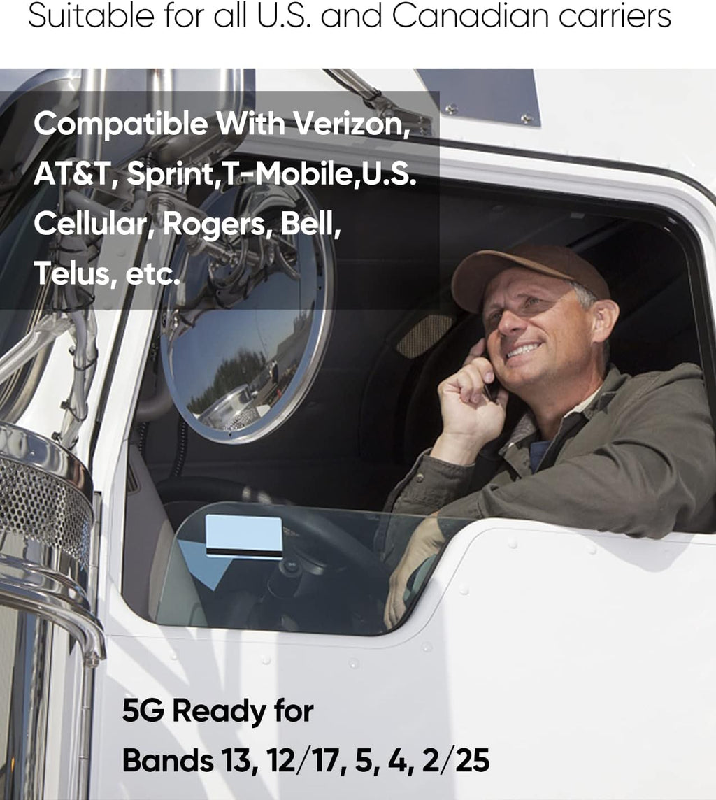 Vehicle Cell Phone Signal Booster for RV Truck, 5G Ready, FCC Approved K250696