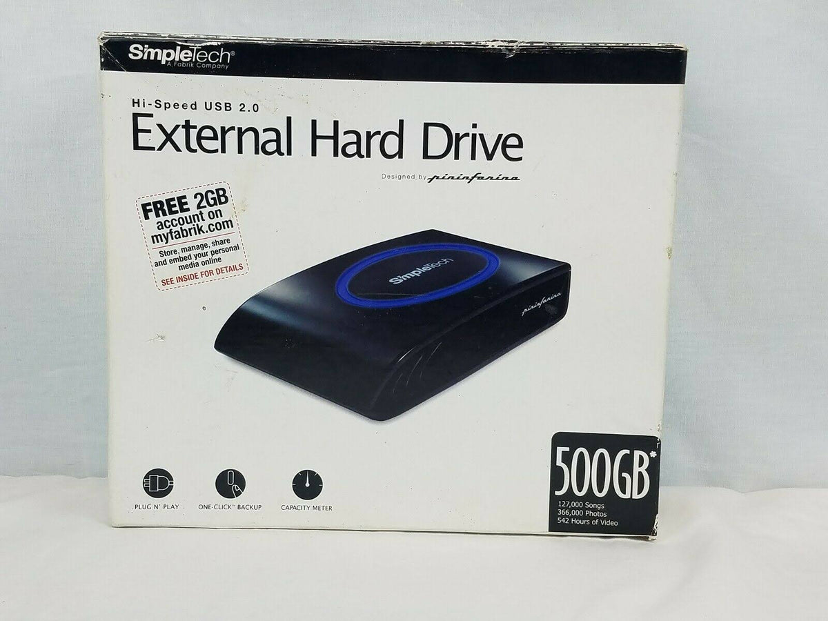 500GB USB 2.0 External Hard Drive N4617