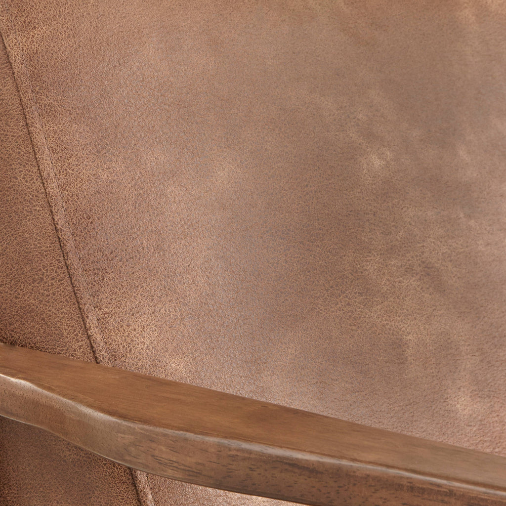Camel Brown Solid Wood Chair Q6623