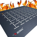 Non-Stick BBQ Grill Mats with Holes (Set of 2) D3691