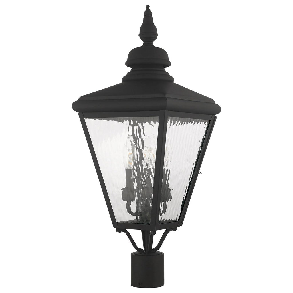 Antique Brass Post-Top Lantern D365862