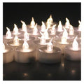 100 Battery Operated LED Warm White Tea Light Candle L6141