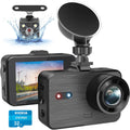 Dash Cam Front and Rear, 1080P Full HD, 2 Inch LCD Screen, 150° Wide Angle, Parking Monitor, Pack of 2 W573020