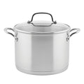 3-Ply Stainless Steel Induction Stockpot with Lid, 8 Quart D31374