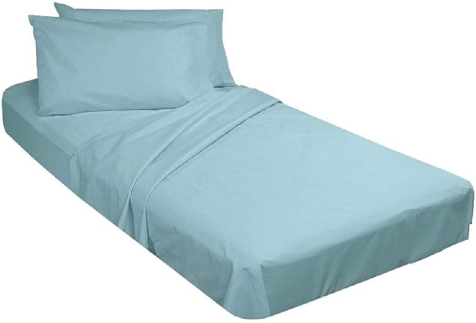 White Cotton Cot Size Fitted Sheets 4 Pc Pack of 2 L765