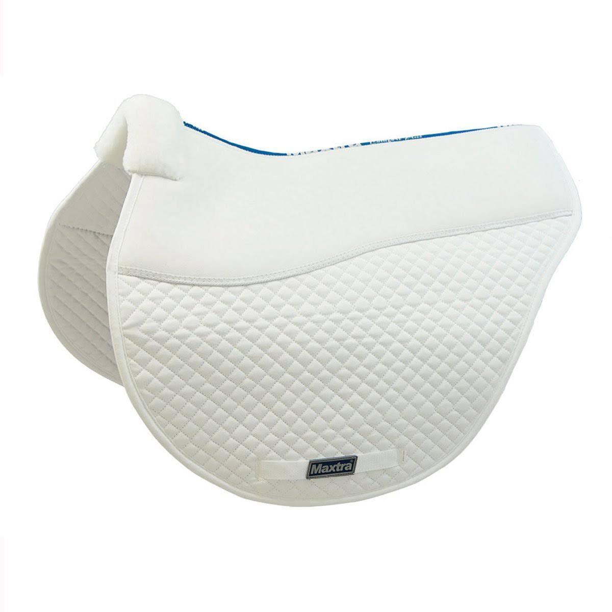 White Large Cross Country Saddle Pad B571