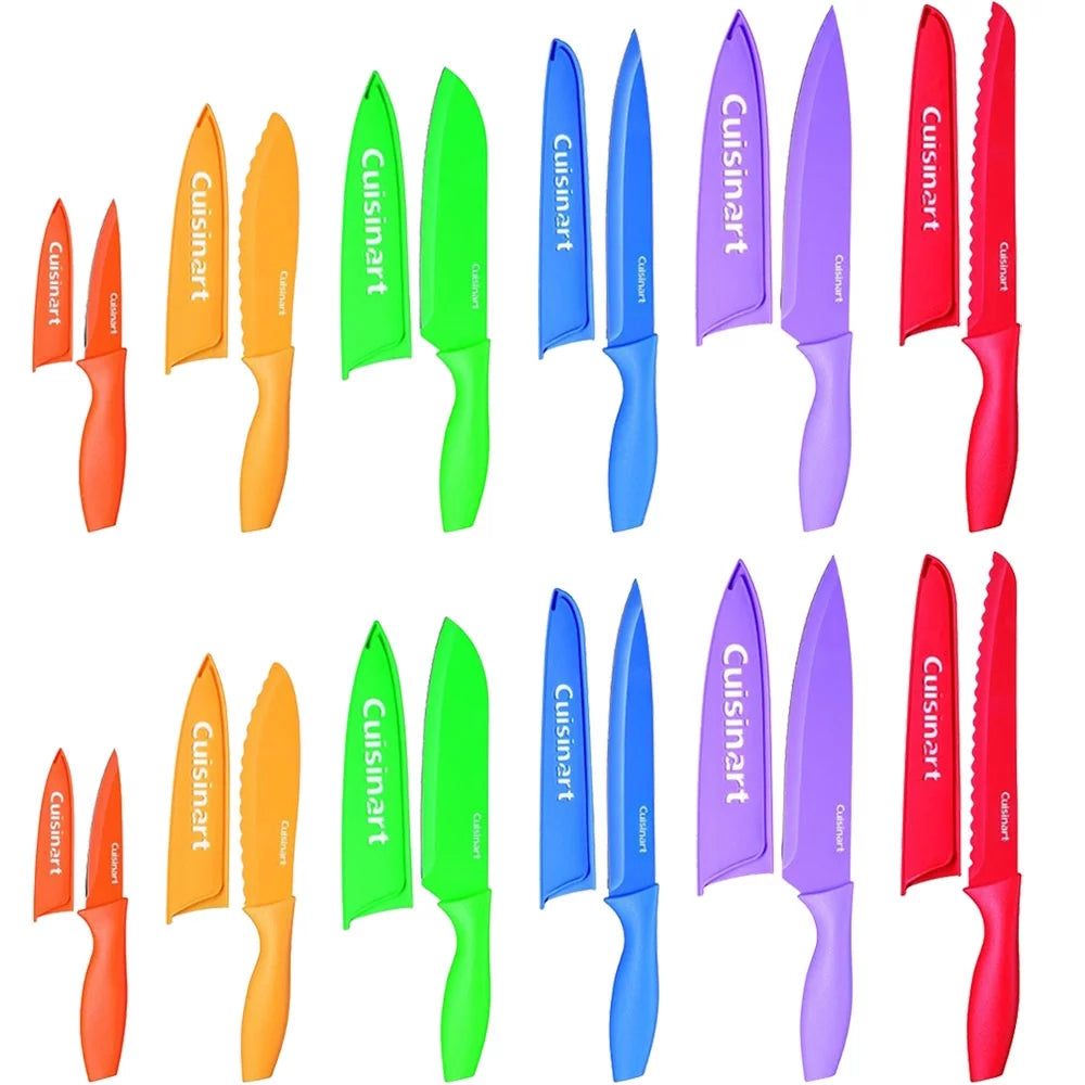 12-Piece Color-Coated Knife Set I446188