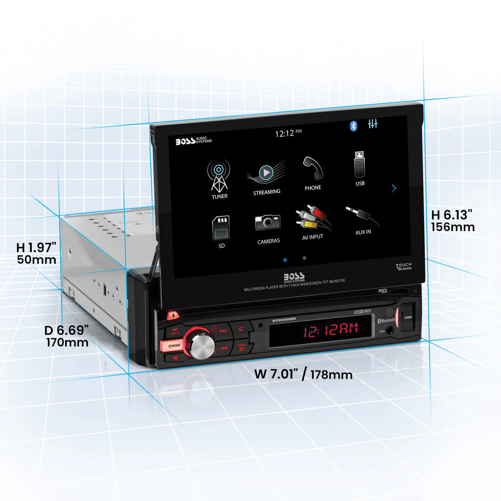 7” Touchscreen Car Stereo E60407
