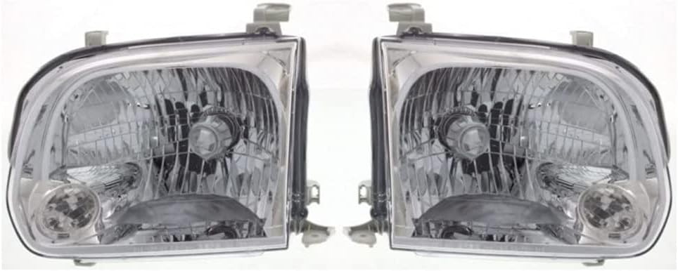 Headlight Assembly Passenger Side with Bulbs X9120