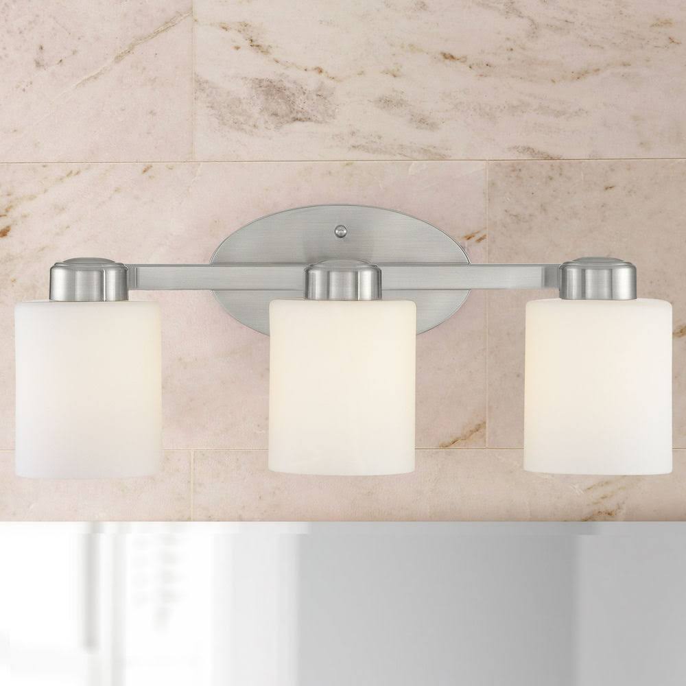 3 Light Bath Satin Nickel E807689