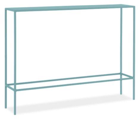 Modern Slim Console Table in Ocean Blue K28714