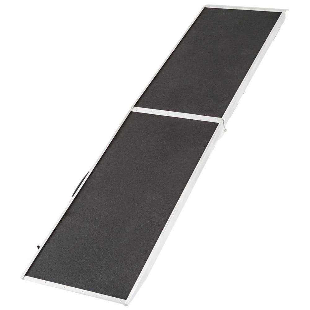 8 ft. Lightweight Extra Wide Folding Aluminum Pet Ramp V7956
