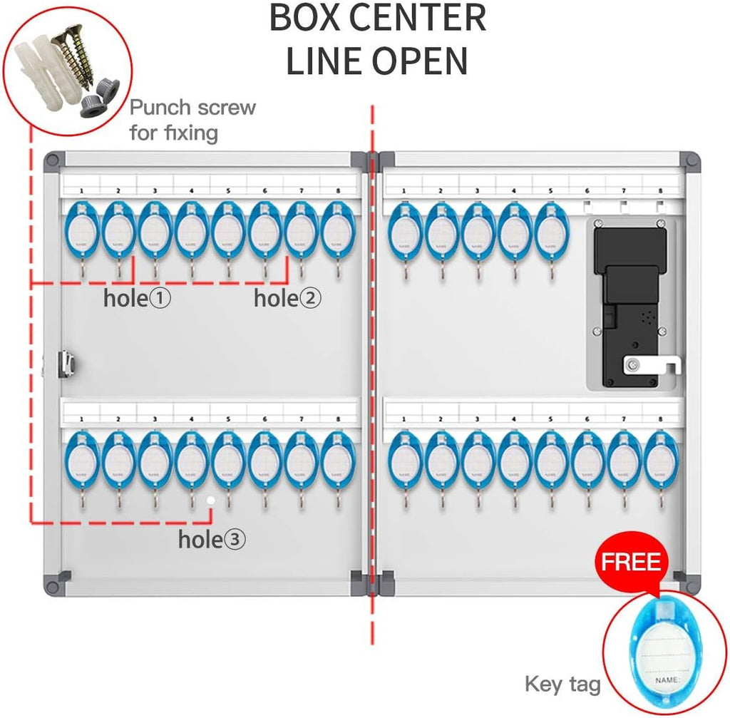 Key Box Wall Mount with Code Keypad, Pack of 2 K336
