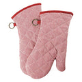 1 Pair 100% Cotton Heat Resistant Oven Mitts S454