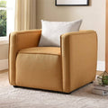 Yellow Fabric Accent Chair I669276