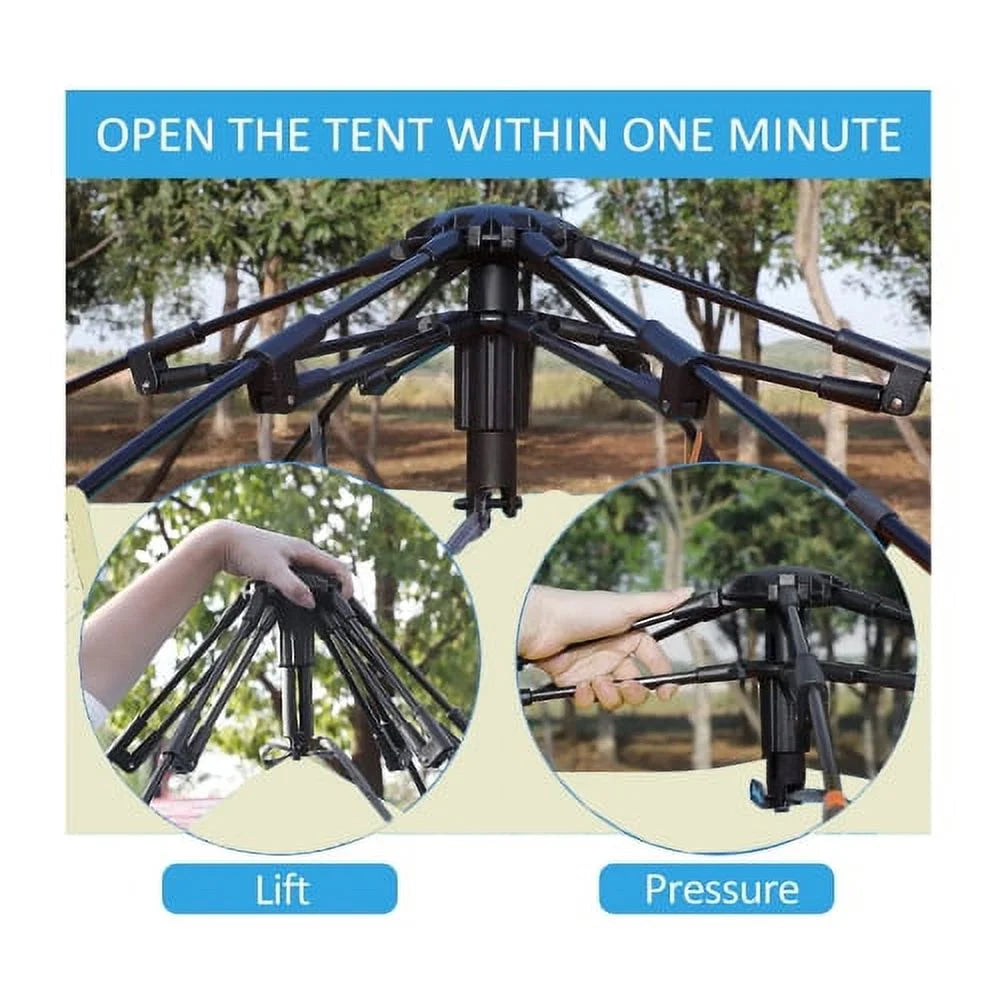 Waterproof Portable Dome Tent for 2/3/4/5 People M39228