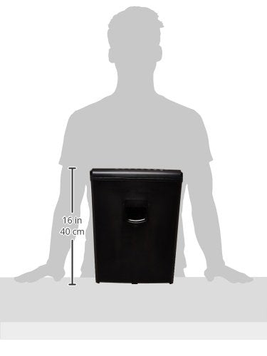10-Sheet Micro-Cut Paper and Credit Card Shredder with 4-Gallon Pullout Wastebasket S569525