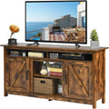 Rustic Brown Industrial TV Stand J6210