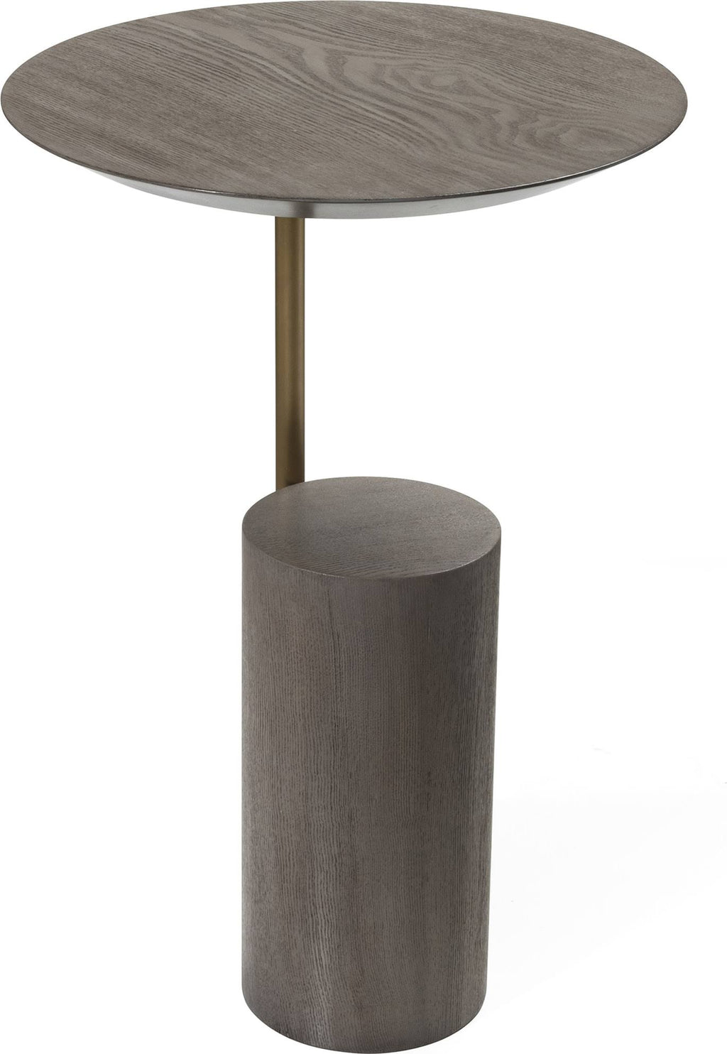 Smoky Grey Oak Round Table W9191