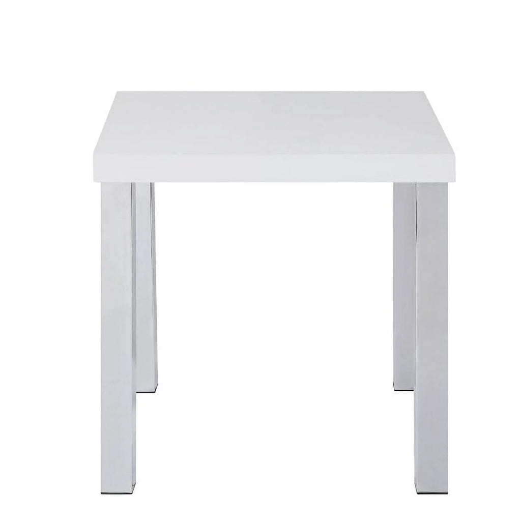 White High Gloss End Table C804199