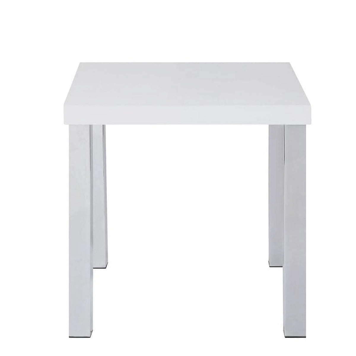 White High Gloss End Table C804199