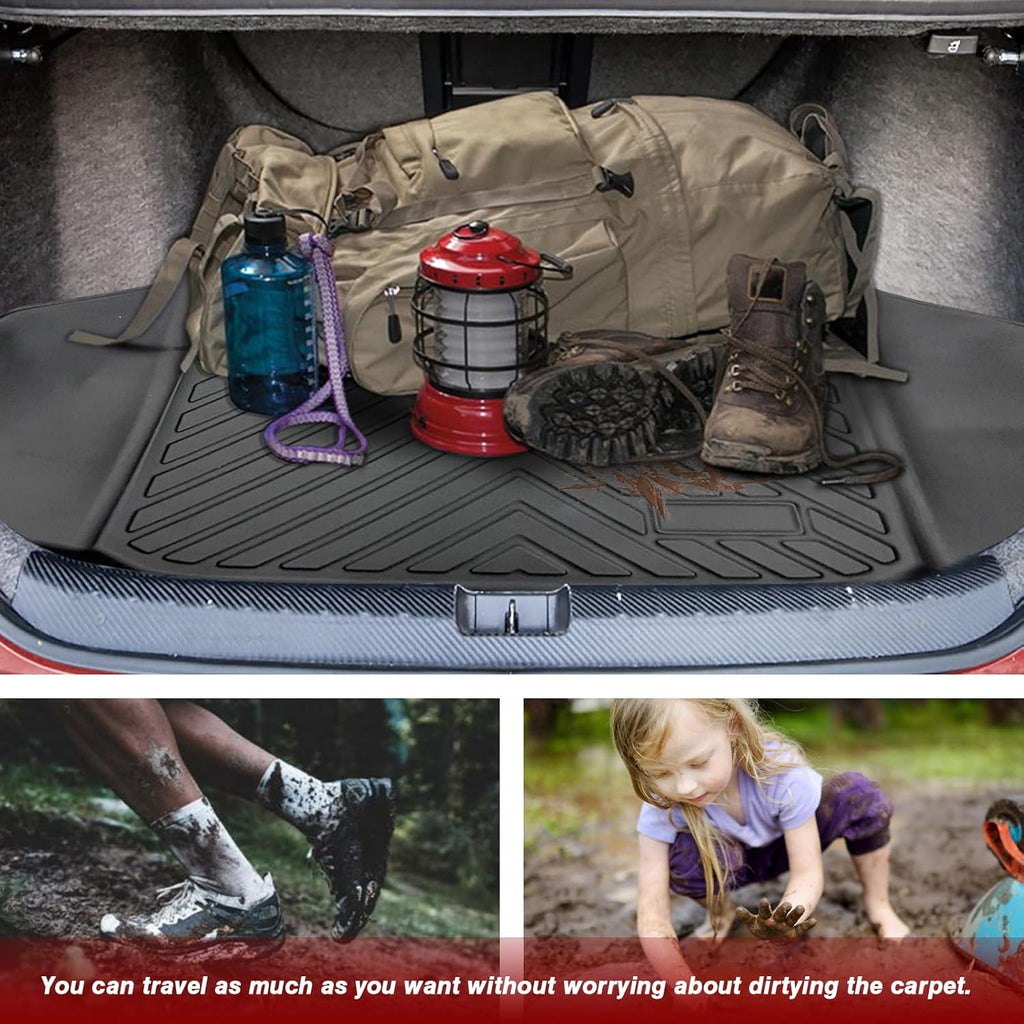Black TPV Rear Trunk Cargo Mat H1904
